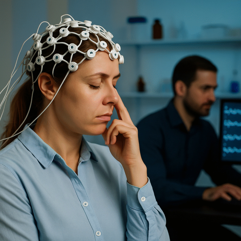 Braucht FRAU eine Pause? Neurophysiologische Vigilanzunterschiede bei Frauen und Männer mit ADHS vor und nach einer Pause während einem Konzentrationsverlaufstest.