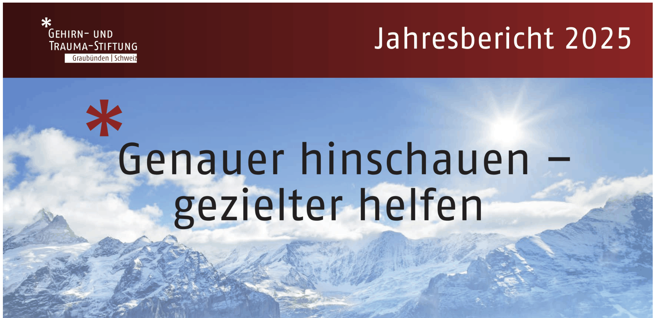 Jahresbericht 2025: Genauer hinschauen – gezielter helfen